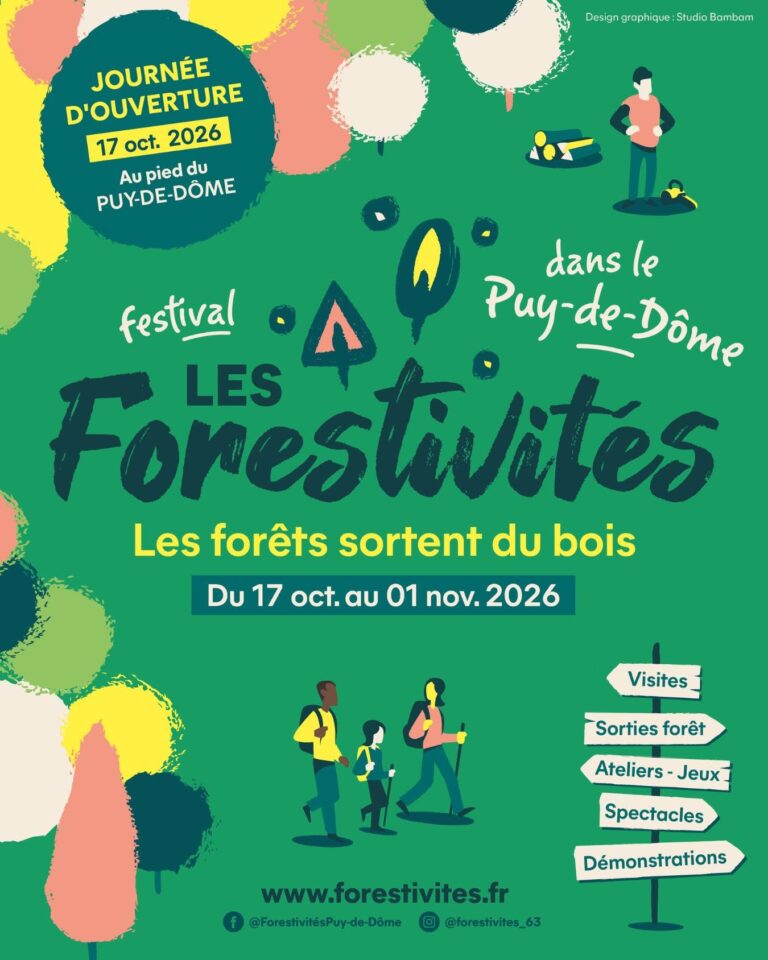UNISYLVA sera présente aux Forestivités dans le Puy-de-Dôme !